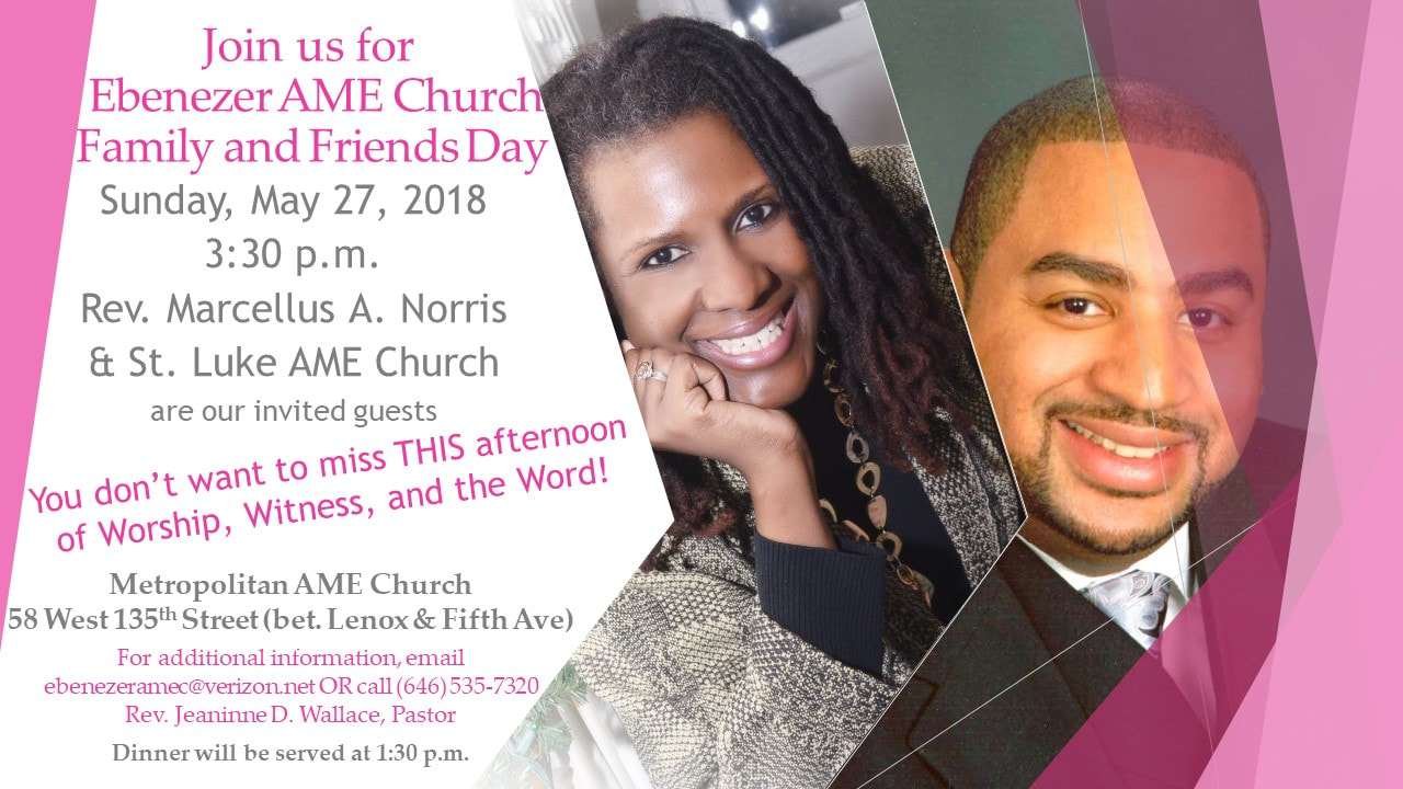 Ebenezer AME Church Family & Friends Day